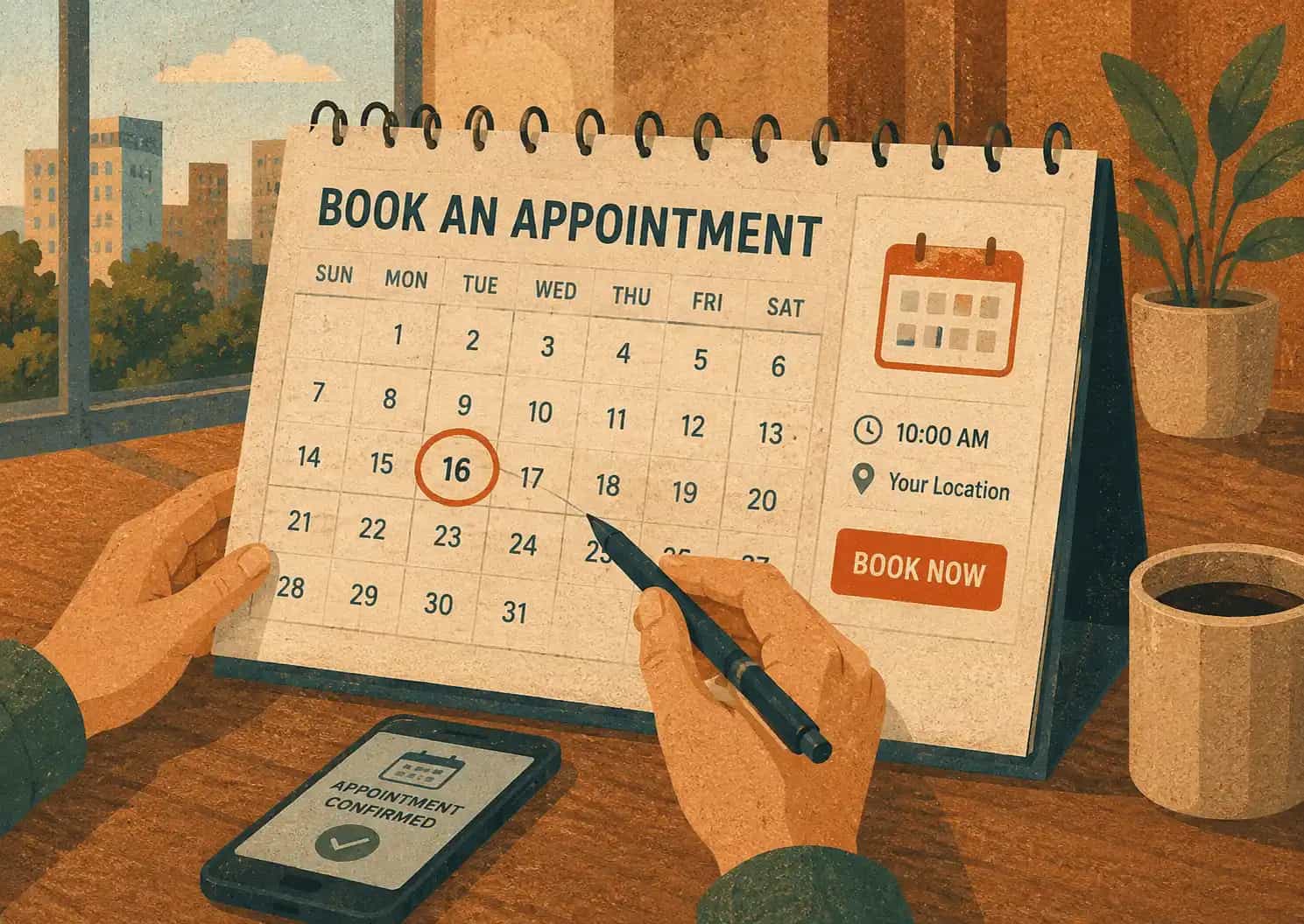 CARB tester booking a Clean Truck Check appointment with a truck owner