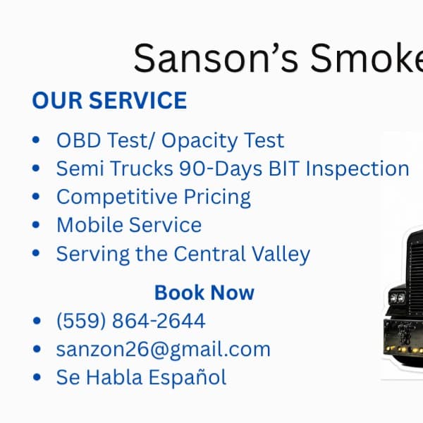 Manuel Sanson Becerra, CARB-certified tester in Lemoore, CA